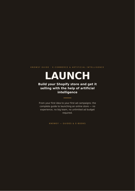 LAUNCH — Build a Shopify Store & Market It with AI